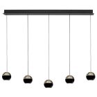 Belluno 4586ZW – 5-light pendant lamp with cable lift