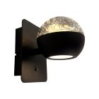 Belluno 4588ZW – Zwarte 1-lichts wandlamp dimbaar