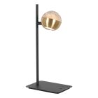 Belluno 4589ME – Zwart Messing tafellamp met dimfunctie