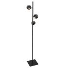 Belluno 4590ZW – 3-light floor lamp smoke glass