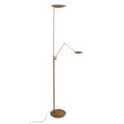 Vloerlamp Daphne 2 4602BR - bronzen uplight met leesarm