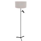 Vloerlamp Stang 4837ZW met leeslicht en grijze kap