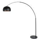 Floor lamp Globe Black 4911ZW arc lamp black/gold E27