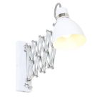 Wandlamp Spring 6290W wit met E27 fitting en draaidimmer