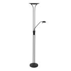 Vloerlamp Biron 7500ZW Zwart met twee dimmers 2700 Kelvin