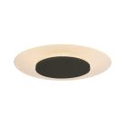 Plafondlamp Lido 7798ZW zwarte LED lamp Ø36 cm