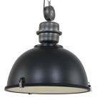 Hanglamp Bikkel XXL 7834ZW robuuste zwarte hanglamp Ø52 cm
