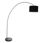 Booglamp Solva 7976ZW met zwarte lampenkap E27