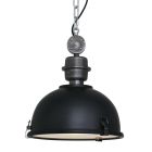 Hanglamp Bikkel 7978ZW - zwarte industriële blikvanger Ø32 
