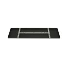 Rechthoekige plafondplaat Mountline I15296S Zwart 100 x 25 x 2,5 cm met ophangbeugel