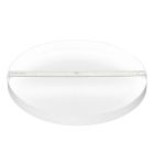 Ronde plafondplaat Mountline I15532S RAL9003 wit Ø30 x 2,5 cm met ophangbeugel