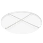 Ronde plafondplaat Mountline I15534S RAL9003 wit Ø70 x 2,5 cm met ophangbeugel
