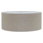 Grey coarse linen lampshade K1066RS Ø 50cm with E27 support
