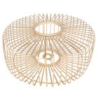 Naturel bamboe/houten lampenkap Breeza-Beache K2002BS ⌀60cm met E27 support.