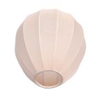 Lampshade K20121S – Handcrafted Beige Linen Teardrop Shade Ø25 cm