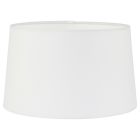 White linen lampshade K58942S Ø30cm with E27 support.