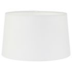 White linen lampshade K58942S Ø30cm with E27 support.