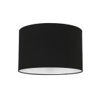 Black linen lampshade K7976SS ⌀40cm with E27 support.