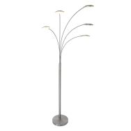 5-lichts vloerlamp Synna 1327ST – Stijlvolle LED booglamp met dimfunctie