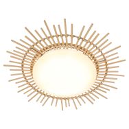 Plafondlamp Aura 1894W - rotan zonvorm voor badkamer en hal
