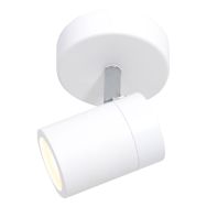 Witte 1-lichts spot Upround 2486W inclusief lichtbron