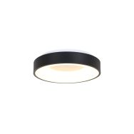 Plafondlamp Ringlede 3086ZW Zwarte LED lamp Ø30cm