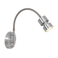 Wandlamp Natasja 3094ST staal flexibele leeslamp incl. GU10