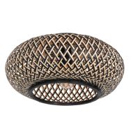 Plafondlamp Maze 3129BE – bamboe sfeerlamp met speels licht