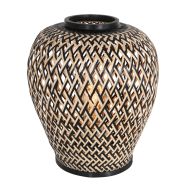 Tafellamp Maze 3131BE – Bamboe sfeerlamp met speels licht