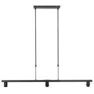 Zwarte 3-lichts hanglamp Stang 3457ZW zonder kappen