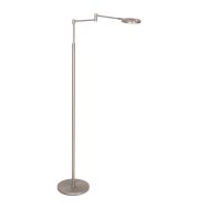 Vloerlamp Soleil accu 3515ST staal met zwenkarm