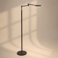 Vloerlamp Soleil accu 3515ZW zwart met zwenkarm