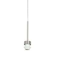 Hanglamp Sparkled Light 3602ST staalkleurige pendel zonder kap