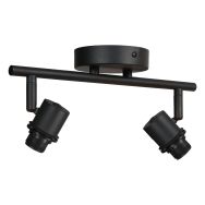 Ceiling Spotlight Bamboo 3666ZW Black without shades