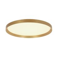 Plafondlamp Flady 3685GO gouden LED lamp Ø40 cm met uplight