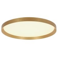 Plafondlamp Flady 3686GO gouden LED lamp Ø50 cm met uplight