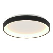 Plafondlamp Ringlede 3691ZW Zwart goed dimbaar