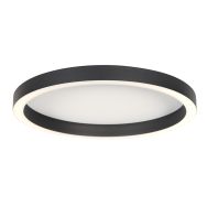 Zwarte plafondlamp Ringlux 4135ZW Ø40CM 3600 Lumen