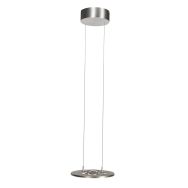 Stahlfarbene Hängeleuchte Soleil 4140ST mit Liftsystem