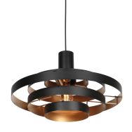 Zwarte Hanglamp Halo Cirque 4217ZW – Uniek Lichtspel met Elegante Metalen Ringen