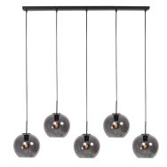 Sferio 4285ZW – langwerpige hanglamp met stijlvolle smoke glazen