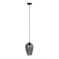 Hanglamp Drovia 4289ZW met smoke glas, warme blikvanger