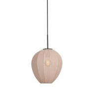 Hanglamp Silura 4298ZW 1-lichts met crème linnen kapje