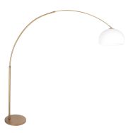 Booglamp Sparkled Light 4301BR brons met witte kunststof kap