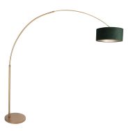 Bronze Arc Lamp Sparkled Light 4305BR – Stylish Lighting with Velour Lampshade