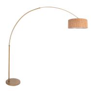 Sparkled Light 4335BR – lamp sur pied en bronze avec un abat-jour robuste