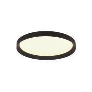 Lustre Flady 4367ZW lampe LED noire Ø30 cm avec lumière indirecte