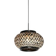 Nox Light 4538ZW – compact pendant lamp with bamboo shade