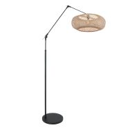 Floor Lamp Prestige Chic 4566ZW – elegant design with generous bamboo shade