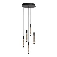 Hanglamp Alisio 4579ZW 5-lichts met lift systeem en luxe pegels